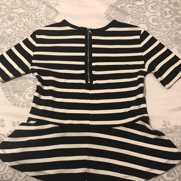 Women’s Peplum Stripped top - Picture 4 of 4